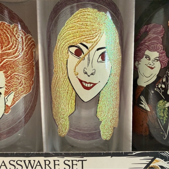 Spooky Disney Hocus Pocus Collectible Cup Set - 4 Pack, Brand New in Box! - Picture 5 of 6